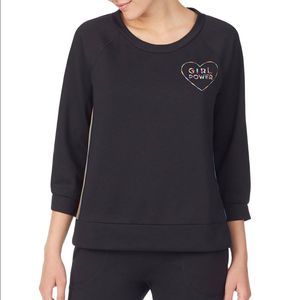 BETSEY JOHNSON Rainbow Girl Power Lounge Top